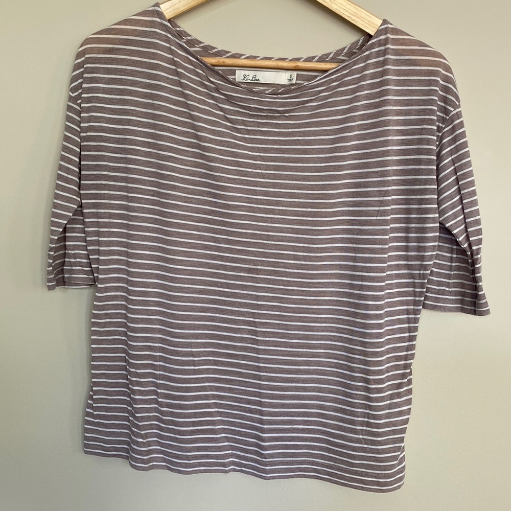 Madewell Striped Short Sleeve Shirt